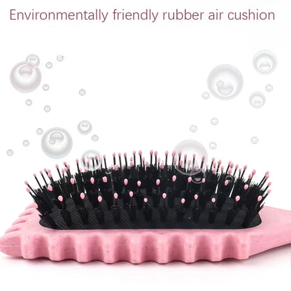 Women'S Hair Comb Hollow Shaped Curly Hair Comb Multi Functional Scalp Massage and Anti-Static Fluffy Hair Brush Hairstyle Tools