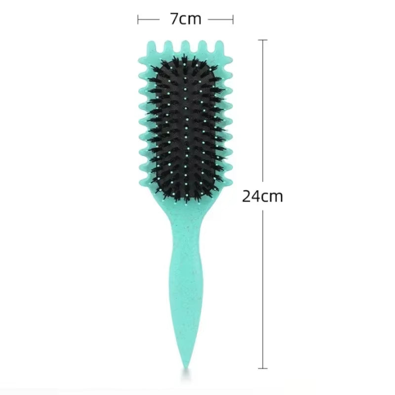 Women'S Hair Comb Hollow Shaped Curly Hair Comb Multi Functional Scalp Massage and Anti-Static Fluffy Hair Brush Hairstyle Tools