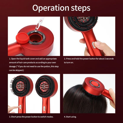 Oil Dispensing Scalp Massage Comb