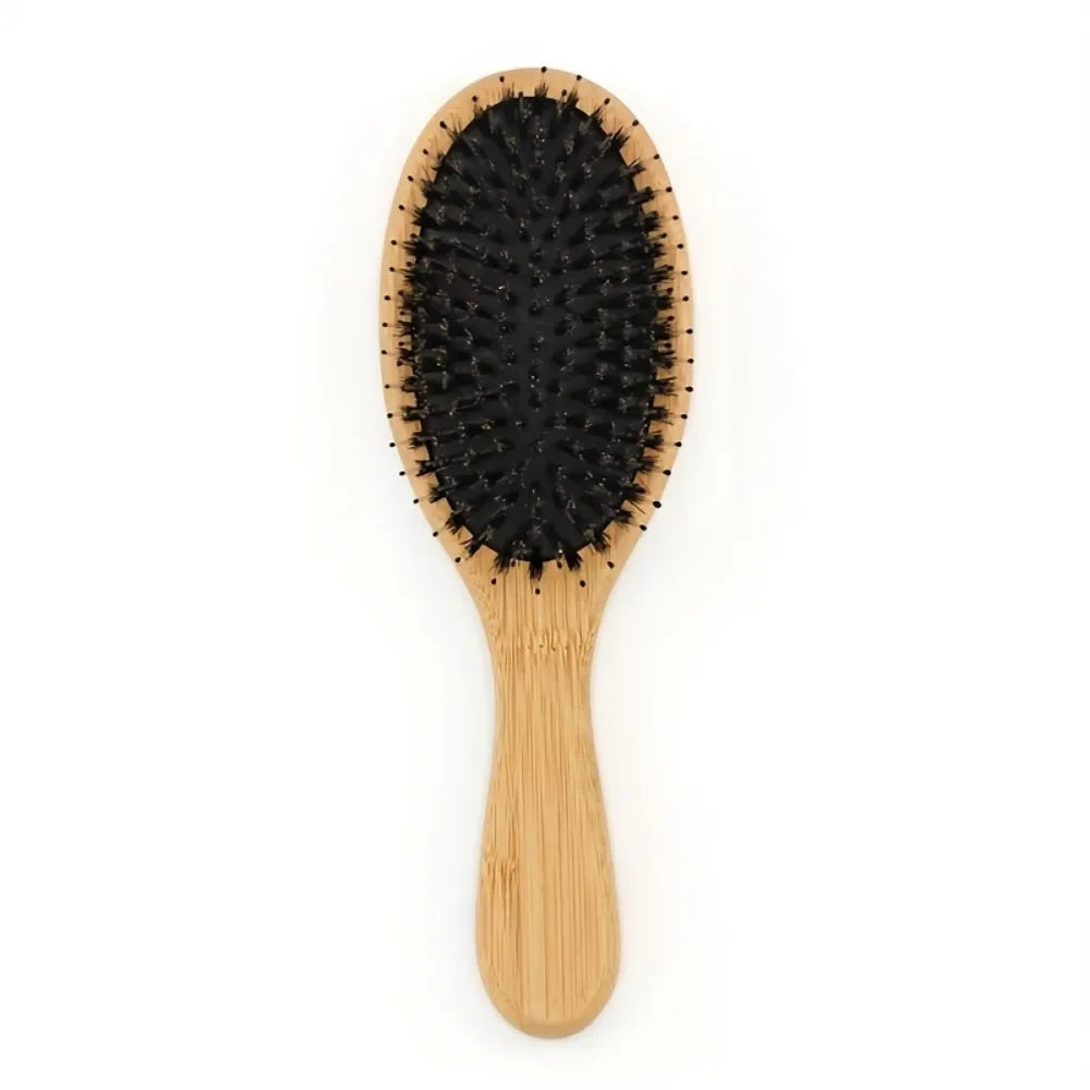 Natural Bamboo Boar Bristle Brush